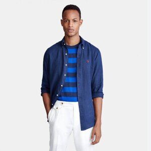 Brand New Ralph Lauren Shirt Large Blue